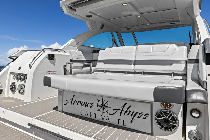 Slide: The Image of 2023 Formula 380 Super Sport Crossover OB luxury boat with spacious seating, Captiva, FL. - 18