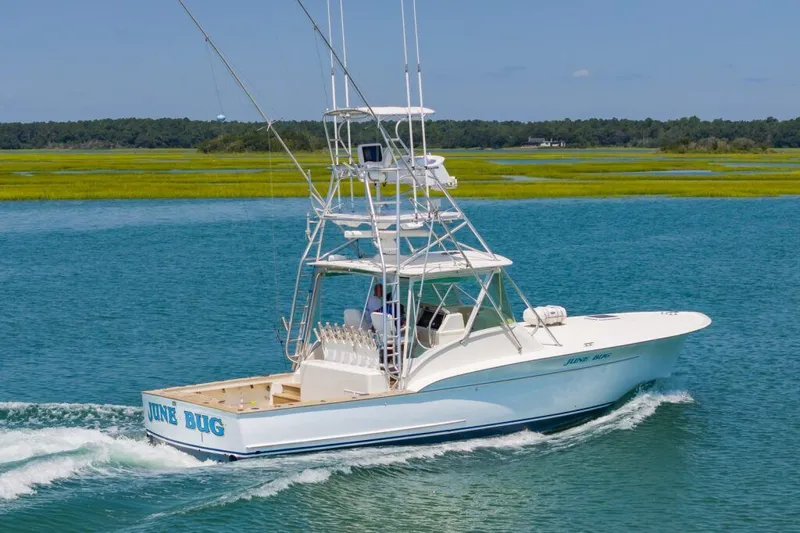 Slide: The Image of Custom Carolina Scarborough 41 Express 1985 - 10