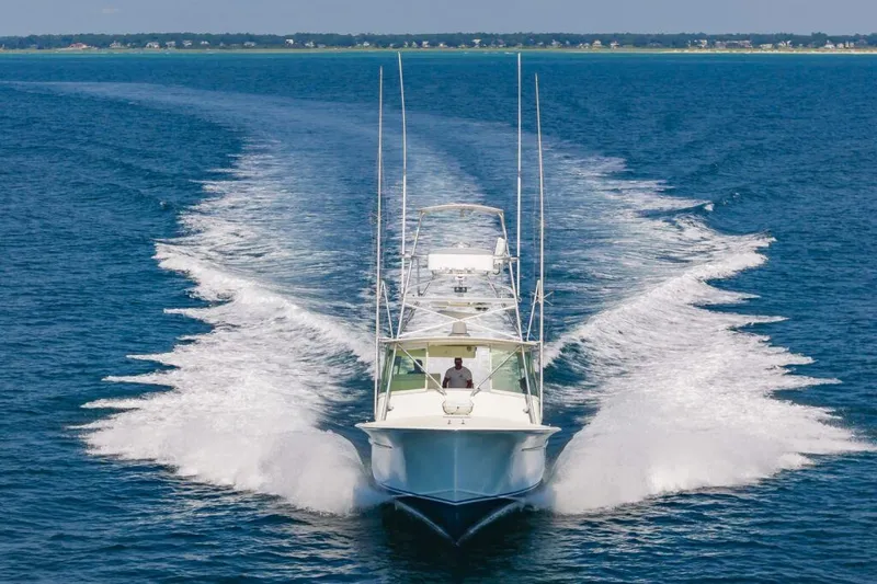 Slide: The Image of Custom Carolina Scarborough 41 Express 1985 - 2