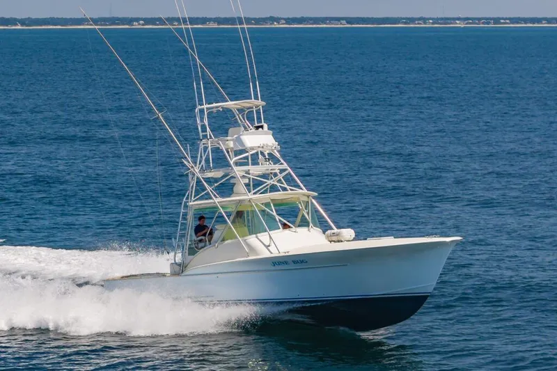 Slide: The Image of Custom Carolina Scarborough 41 Express 1985 - 5