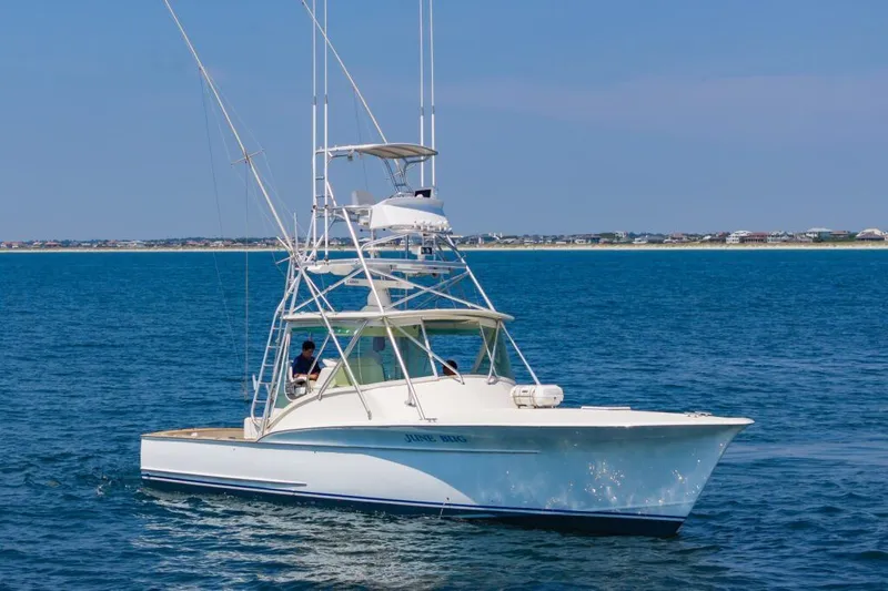 Slide: The Image of Custom Carolina Scarborough 41 Express 1985 - 7