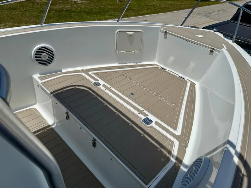 Slide: The Image of Open storage compartment on 2016 Key Largo 2100 WI CC boat. - 19