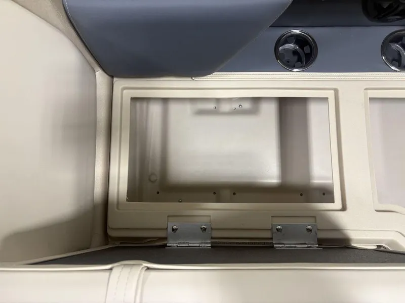 Slide: The Image of Interior storage compartment of 2025 Godfrey Sweetwater 2286 SFLC boat. - 11