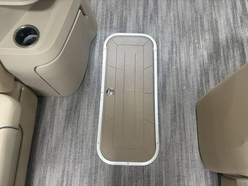 Slide: The Image of Interior of 2025 Godfrey Sweetwater 2286 SFLC boat, featuring center tube package. - 14