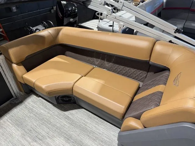 Slide: The Image of Luxurious seating on Bennington M Quad Bench 24 MFB Tritoon 2026. - 26
