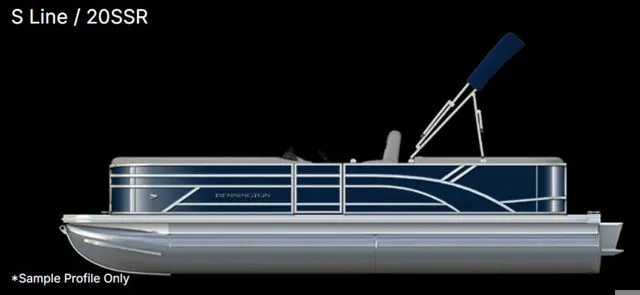 Slide: The Image of Bennington S-One Quad Bench 20 SSR Pontoon 2026 - 20