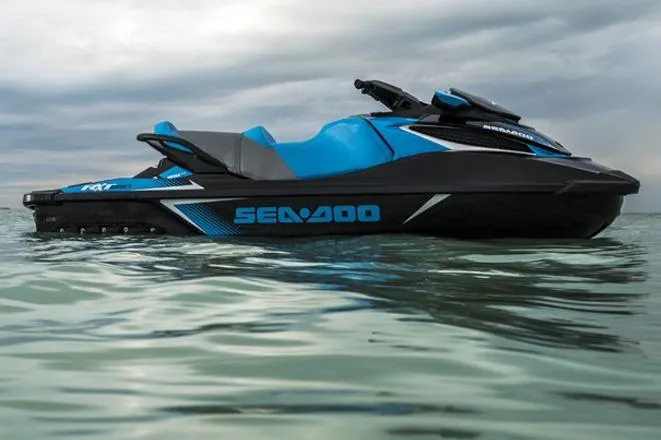 Slide: The Image of Manufacturer Provided Image: 2017 Sea-Doo RXT 260 jet ski on calm water. - 13