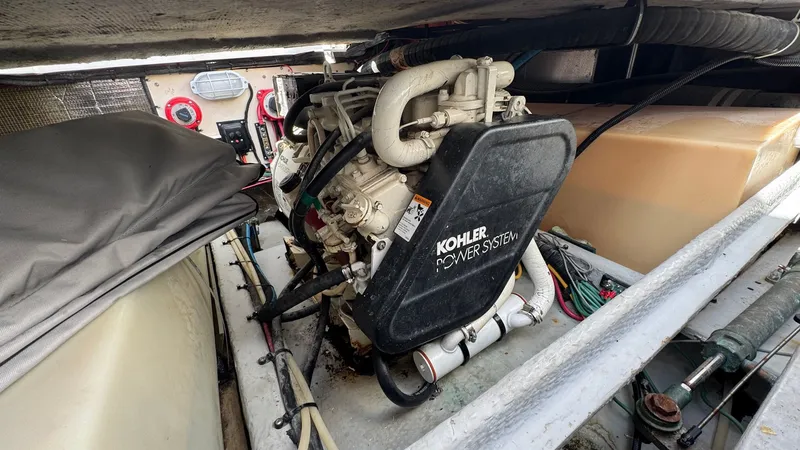 Slide: The Image of 1999 Mainship 350 Engine Room - 51