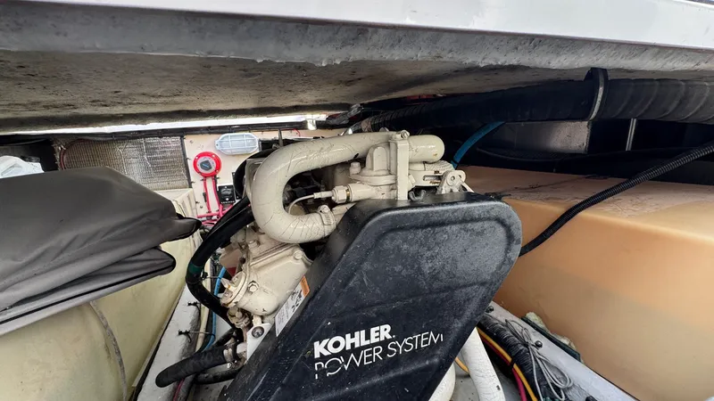 Slide: The Image of 1999 Mainship 350 Engine Room - 52