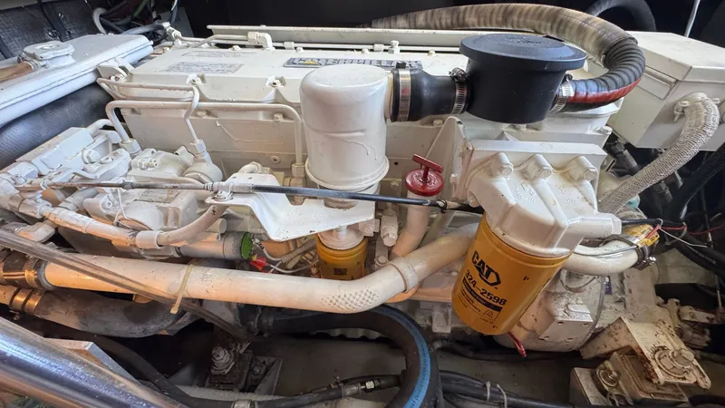 Slide: The Image of 1999 Mainship 350 Engine Room - 56