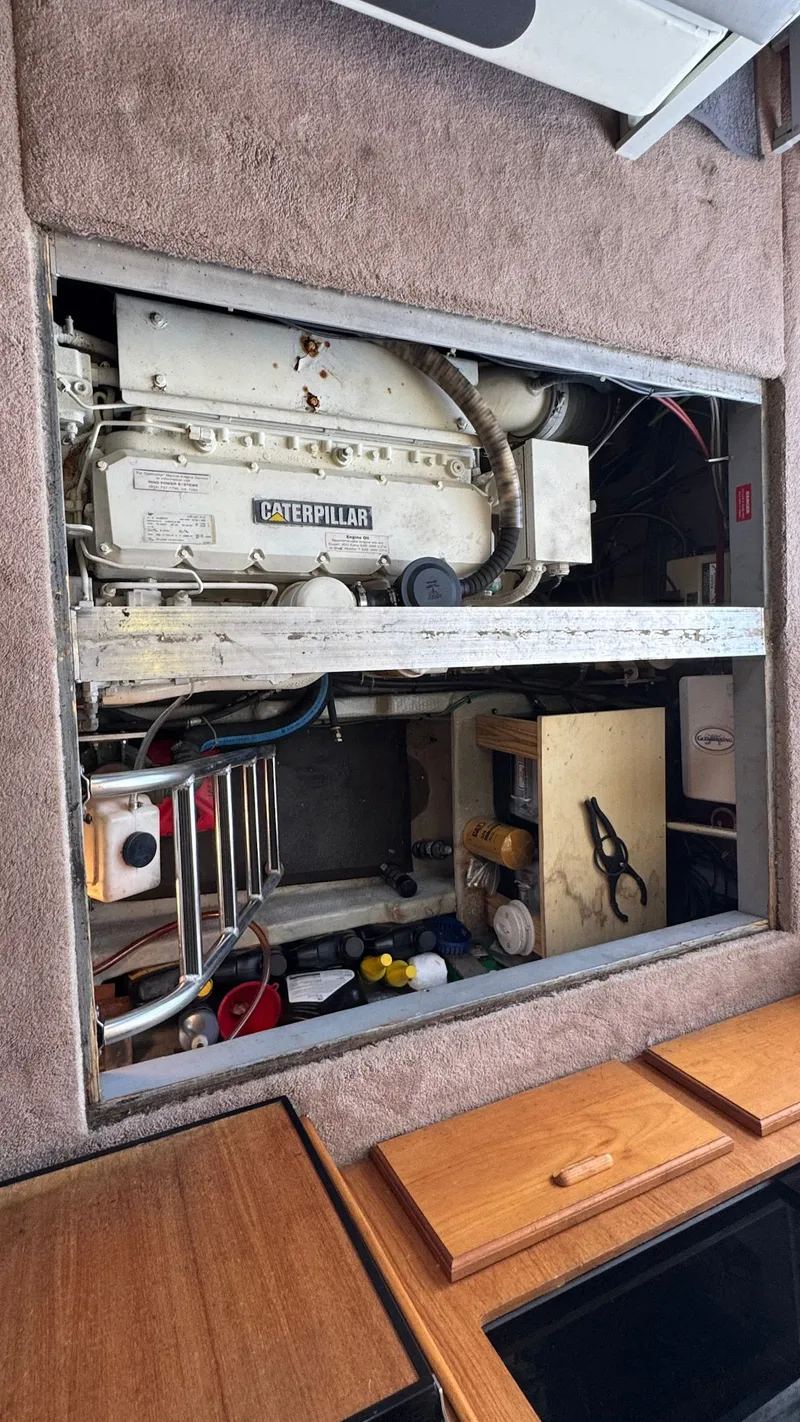 Slide: The Image of 1999 Mainship 350 Engine Room - 58