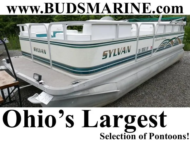 The Image of 1996 Sylvan 820 Cruise Special Edition pontoon at Bud's Marine, Ohio's largest selection. - 0