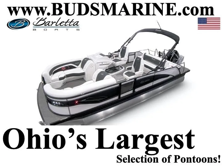 The Image of 2026 Barletta Corsa 23UC pontoon boat, featured by Bud's Marine, Ohio's largest selection. - 0