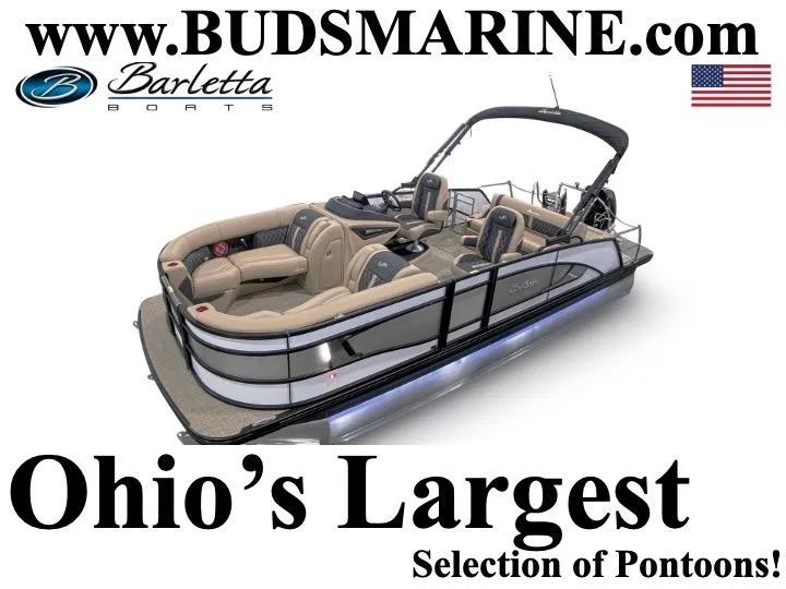 The Image of Barletta Lusso 23UC 2026 pontoon boat, Ohio's largest selection at Bud's Marine. - 0