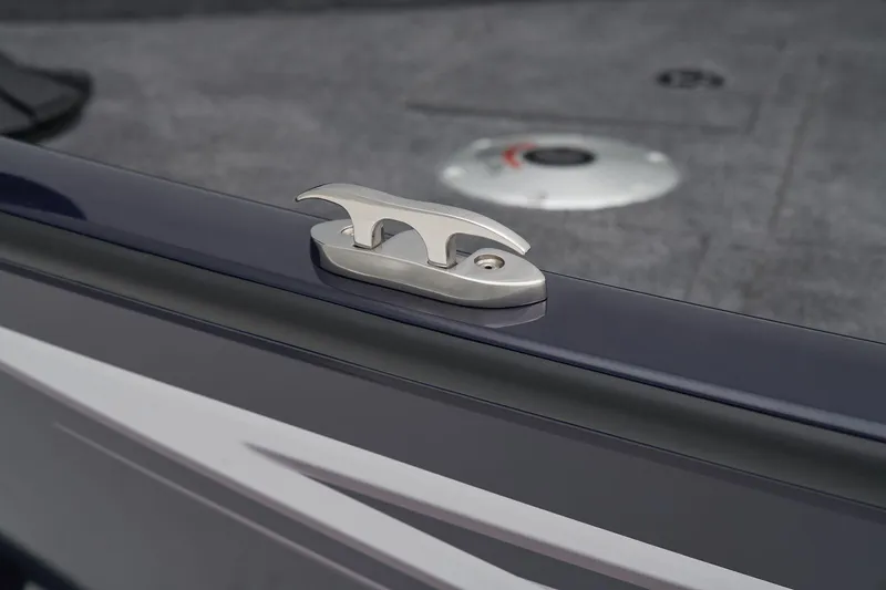 Slide: The Image of Manufacturer Provided Image: 2026 Tracker Pro Guide V-16 SC boat cleat on deck, close-up view. - 21