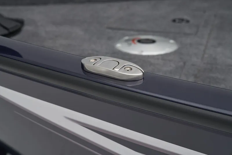 Slide: The Image of Manufacturer Provided Image: 2026 Tracker Pro Guide V-16 SC boat cleat on deck, close-up view. - 22