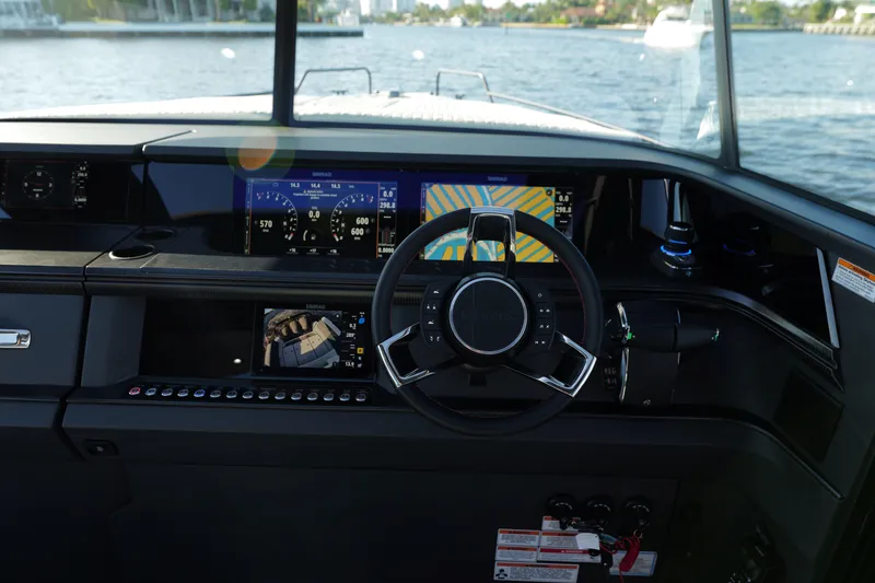 Slide: The Image of BRABUS 1500 2026 boat dashboard with advanced navigation and control systems on the water. - 15