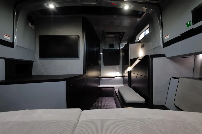 Slide: The Image of Luxurious interior of 2026 BRABUS 1500, featuring modern design and ambient lighting. - 18