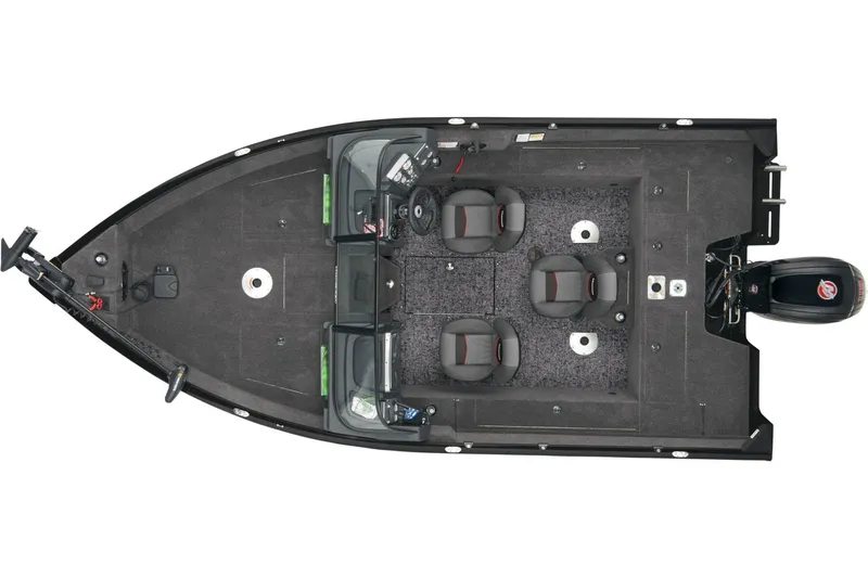 Slide: The Image of Manufacturer Provided Image: 2026 Tracker Pro Guide V-175 WT boat, top view, featuring spacious seating and modern design. - 12