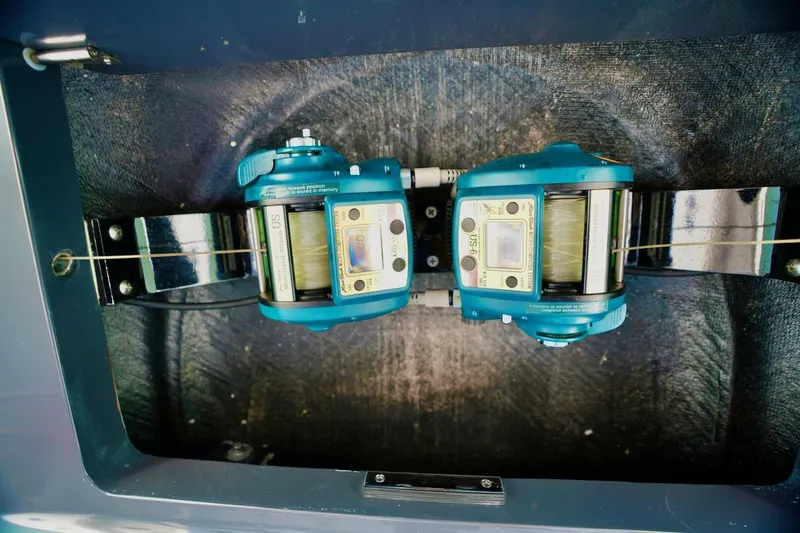 Slide: The Image of Fishing reels installed on a 2021 Valhalla Boatworks V46, showcasing advanced equipment. - 25