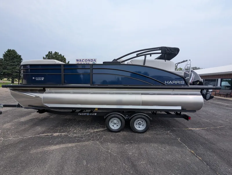 The Image of 2026 Harris 210 Cruiser Dual Helm Blue Waconda Boats - 0