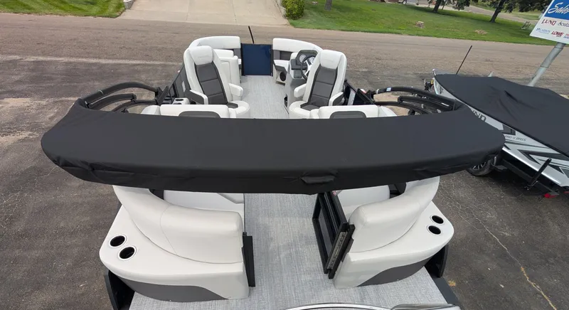 Slide: The Image of 2026 Harris 210 Cruiser Dual Helm Blue Waconda Boats - 6