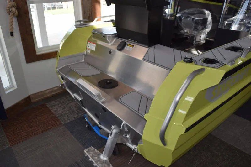 Slide: The Image of 2026 Stabicraft 1550 Fisher Offshore boat interior, featuring sleek design and modern amenities. - 16