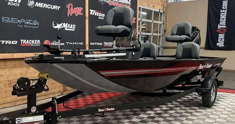 Slide: The Image of 2026 Tracker BASS TRACKER® Classic XL boat on display in showroom. - 6