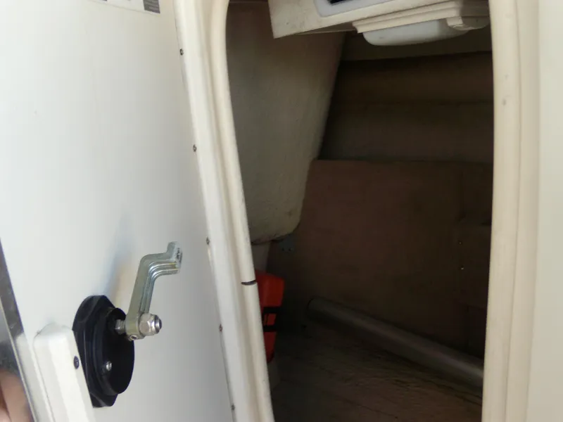 Slide: The Image of Interior cabin view of a 2001 Sea Ray 260 Bow Rider Select boat. - 20