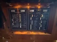 Slide: The Image of Luxurious interior of 2010 Regal 46 Sport Coupe yacht with modern kitchen amenities. - 27