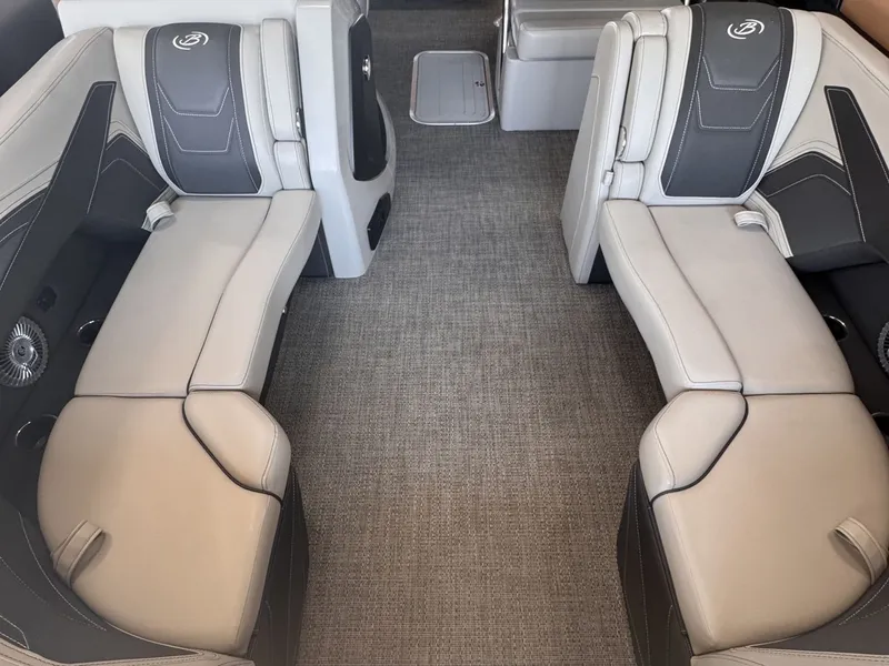 The Image of Interior of the Barletta Cabrio 24 UE with sleek, upholstered seating and modern design. - 0