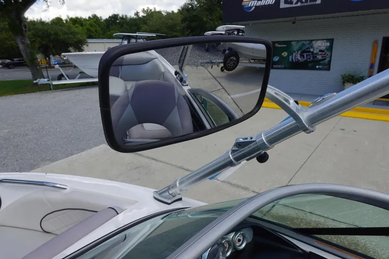 Slide: The Image of 2011 MasterCraft X15 boat with rearview mirror and interior view. - 25