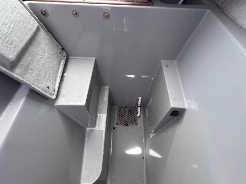 Slide: The Image of Interior view of a 1999 Glacier Bay 2670 Island Runner boat compartment. - 41