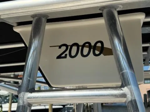 Slide: The Image of May-Craft 2000 boat model, 2007, with metal framework detail. - 6