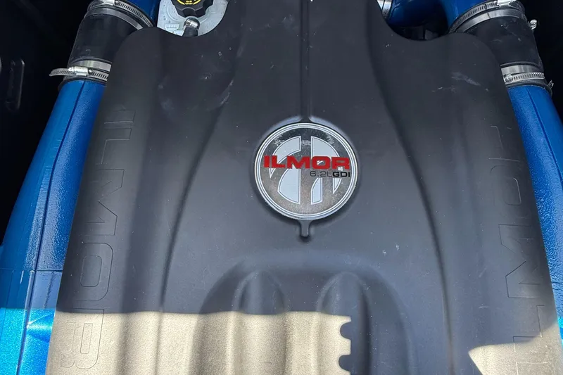 Slide: The Image of Ilmor 6.2L GDI engine in 2021 MasterCraft X24 boat. - 15