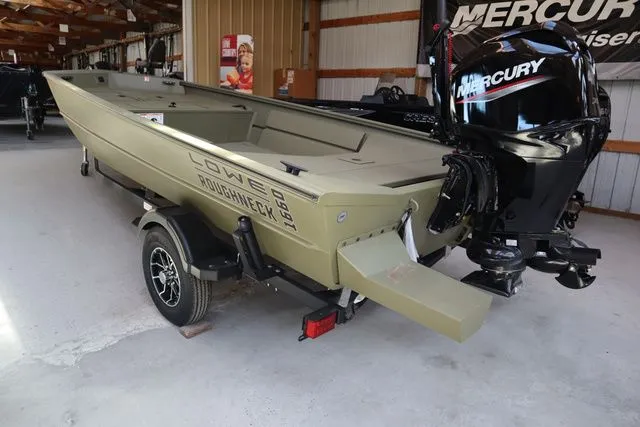 Slide: The Image of Lowe Roughneck 1660 Deluxe Tiller Jet 2026 - 2