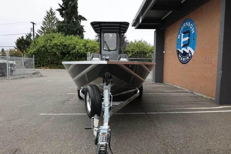 Slide: The Image of 2026 Thunder Jet 209 Rush Center Console boat on trailer at Bjornson Marine. - 4