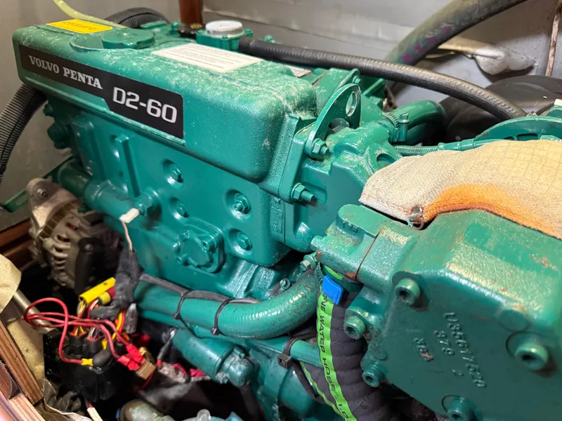Slide: The Image of Volvo Penta D2-60 engine in a 1999 Bavaria 42 Ocean yacht. - 40