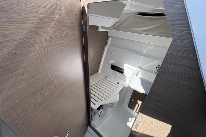 Slide: The Image of 2026 Jeanneau NC 795 Weekender boat interior bathroom with modern design. - 15