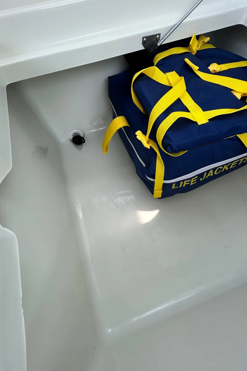 Slide: The Image of Helm of 2011 Hydra-Sports 3000 VX with Garmin navigation system and control panel. - 15