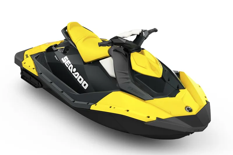 Slide: The Image of Manufacturer Provided Image: 2016 Sea-Doo Spark 2up yellow and black jet ski. - 10