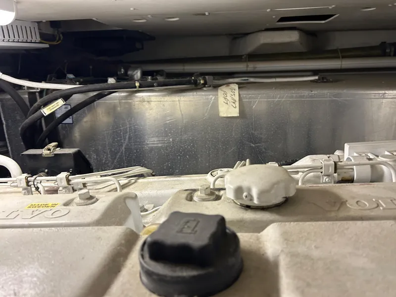 Slide: The Image of Onan Marine GenSet in 2003 Carver 466 Motor Yacht engine room. - 38