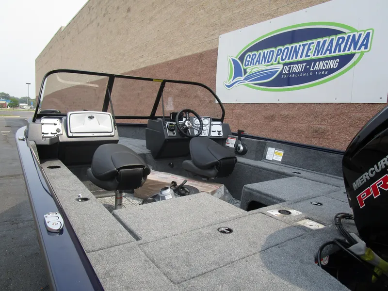 Slide: The Image of 2026 Tracker Pro Guide V175 CB boat at Grand Pointe Marina, Detroit-Lansing. - 6