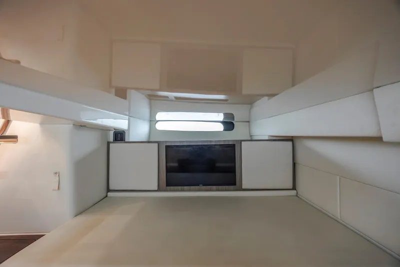 Slide: The Image of Interior cabin of 2022 Regal 36 Grande Coupe, featuring modern design and comfortable seating. - 44