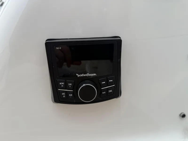 Slide: The Image of Rockford Fosgate audio system on 2024 Formula 350 Crossover Bowrider boat. - 59