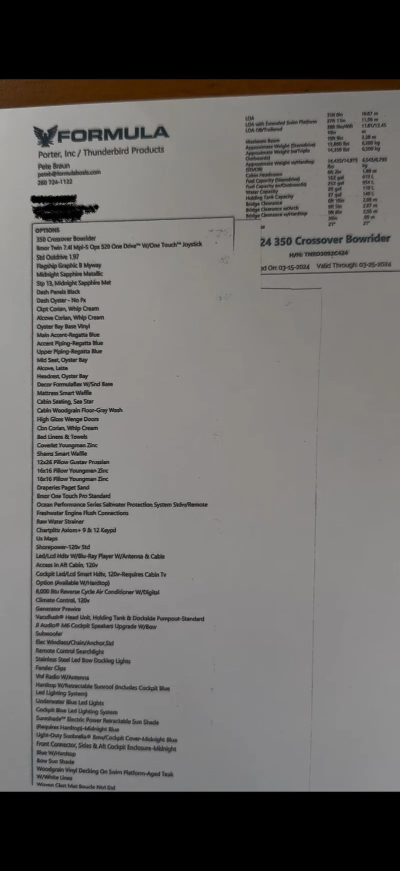 Slide: The Image of Formula 350 Crossover Bowrider 2024 - 63