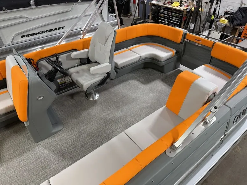 Slide: The Image of Tahoe Aura 2185 Quad Lounge & 90HP 4-Stroke EFI 2025 - 9