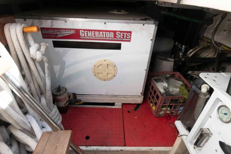 Slide: The Image of Engine room of 1999 Ocean Alexander 486/510 Classico with Northern Lights generator. - 53