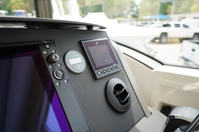 Slide: The Image of 2024 Nimbus Commuter9 C9 dashboard with modern controls and display screens. - 37