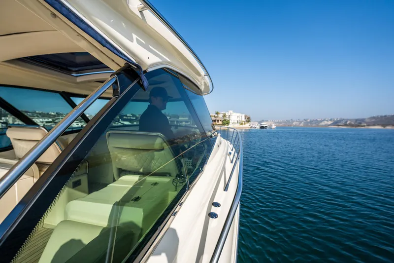 Slide: The Image of 2014 Chris-Craft Corsair 36 Hard Top cruising on a sunny day. - 35